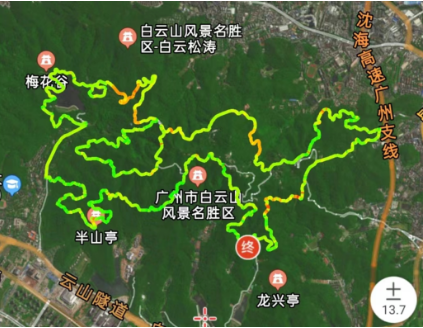 【徒步巡山】龙年岁末，白云山画龙